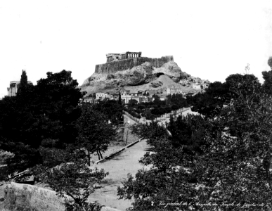 View of Acropolis and Plaka from the Ilissos, ca. 1890