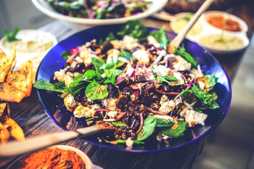 Beetroot salad feta