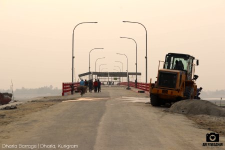 Barrage under construction | Dharla, Kurigram