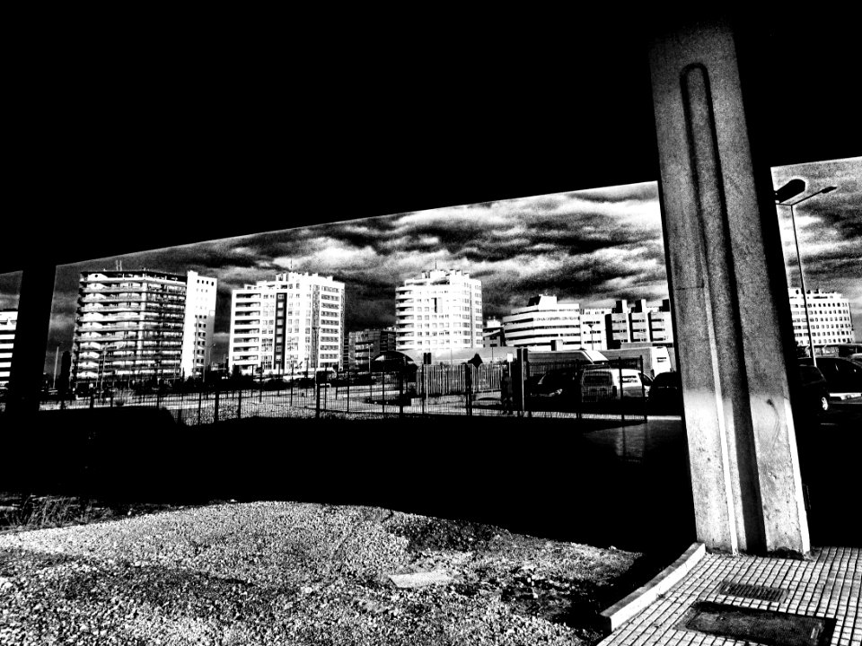 Gijón, zona devastada