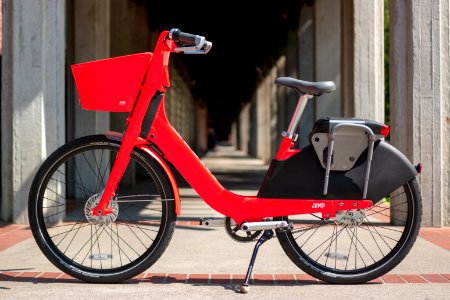 JUMP rental bike at Sacramento City College