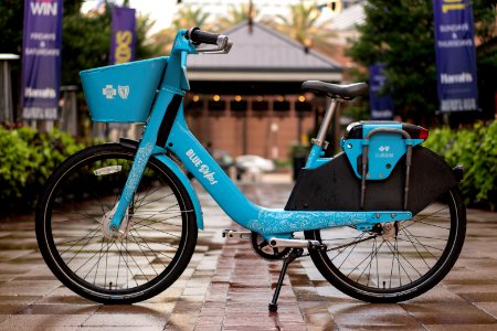 Blue Bikes NOLA after the rain photo