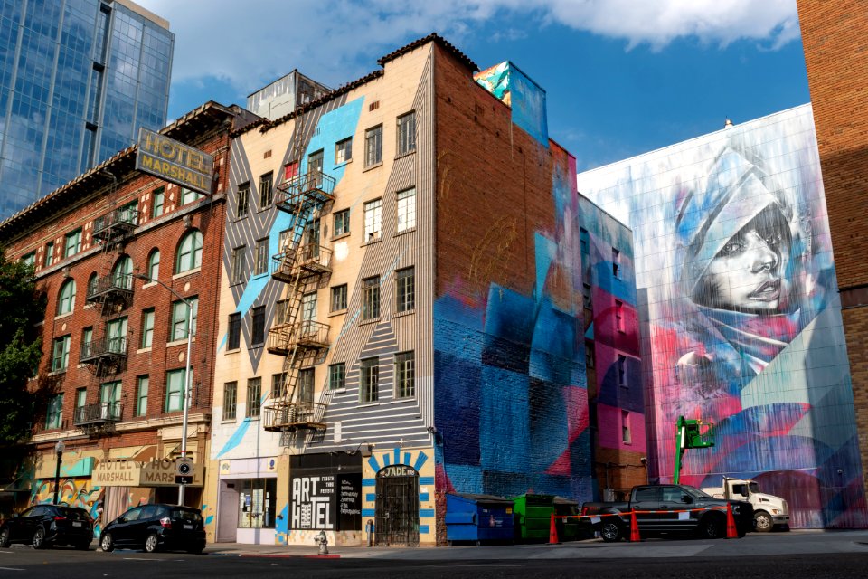 Kayak Alley Mural (Hotel Marshall)