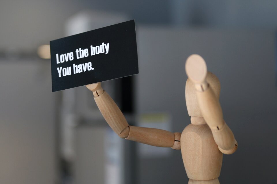 Kokeshi message i love your body