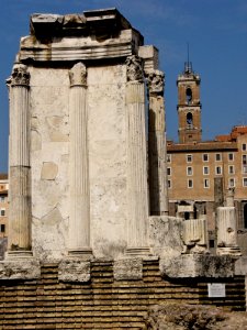 Roman Forum: building segments