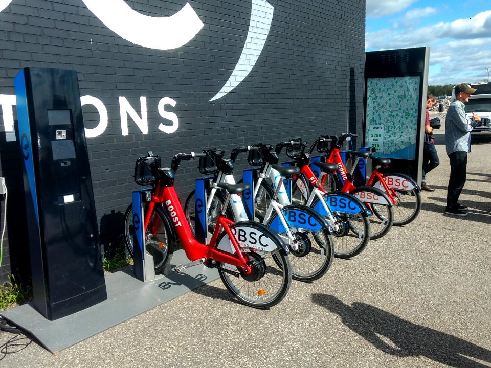 PBSC prototype dock for electric bike share photo