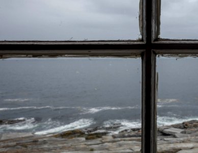 The lighthouse keeper's window.