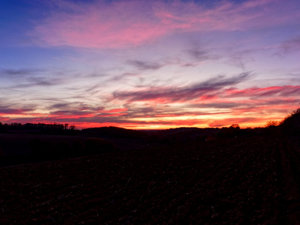Coucher automnal