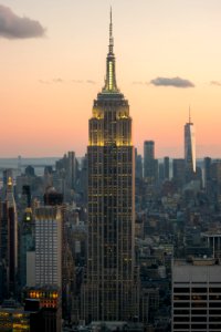 Empire State Building at Sunset photo