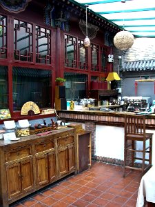 Old fashioned bar and counter