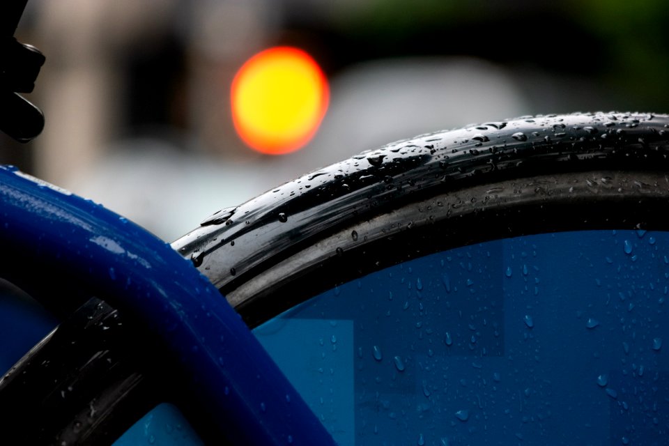 Citi Bike rear fender detail