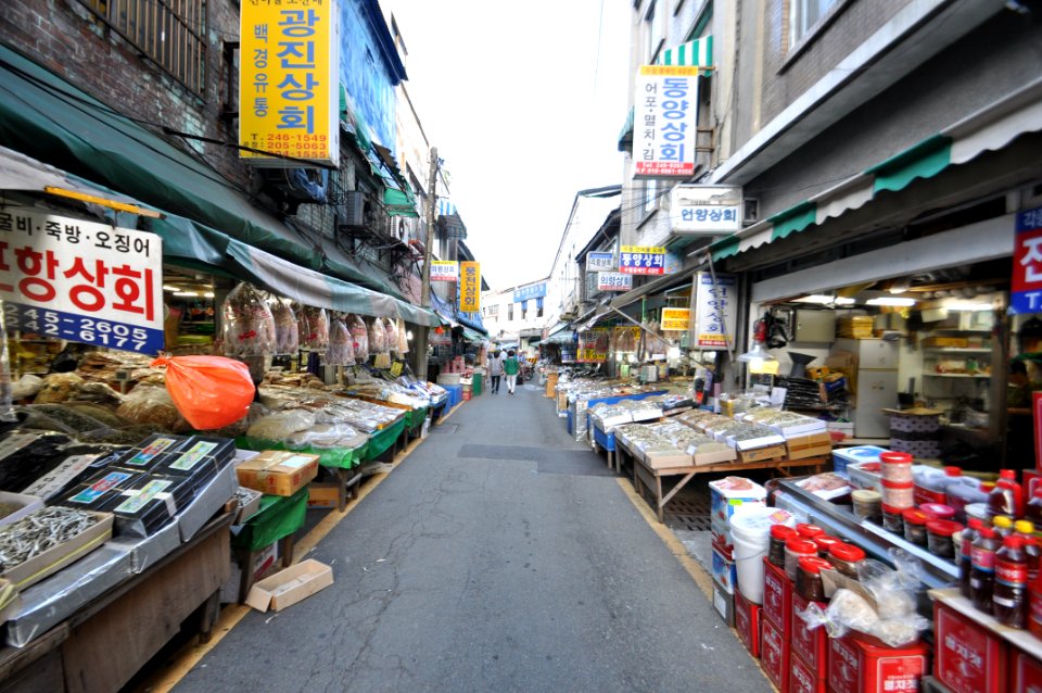 Korean street market 시장