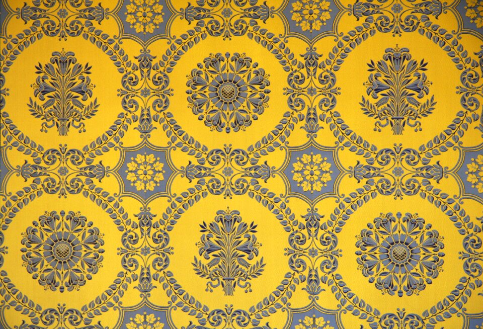 Floral wall hanging