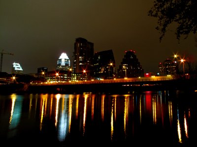 Downtown Austin/Reflection photo