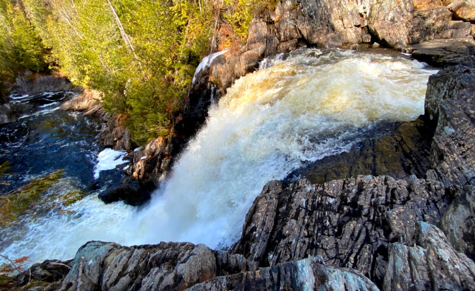 Moxie Falls Maine, View From the Top