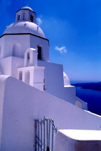 church and steps