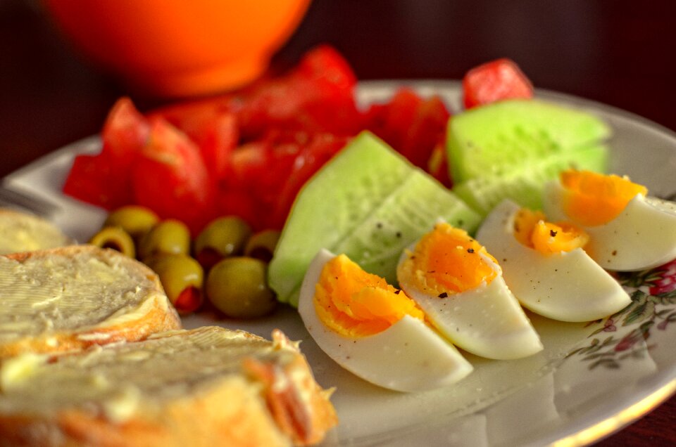 Breakfast healthy vegetables