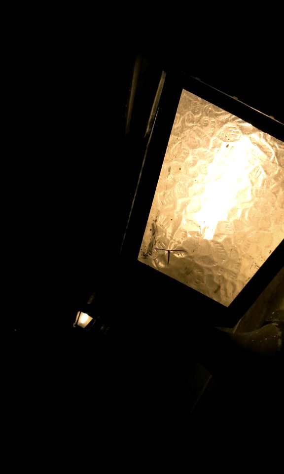 lights outside apt