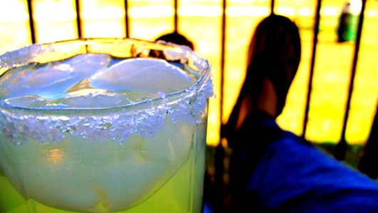 Relaxing with a Margarita photo