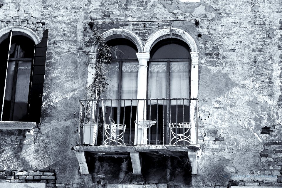 un balcone a Venezia
