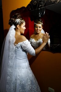 Wedding beautiful lady