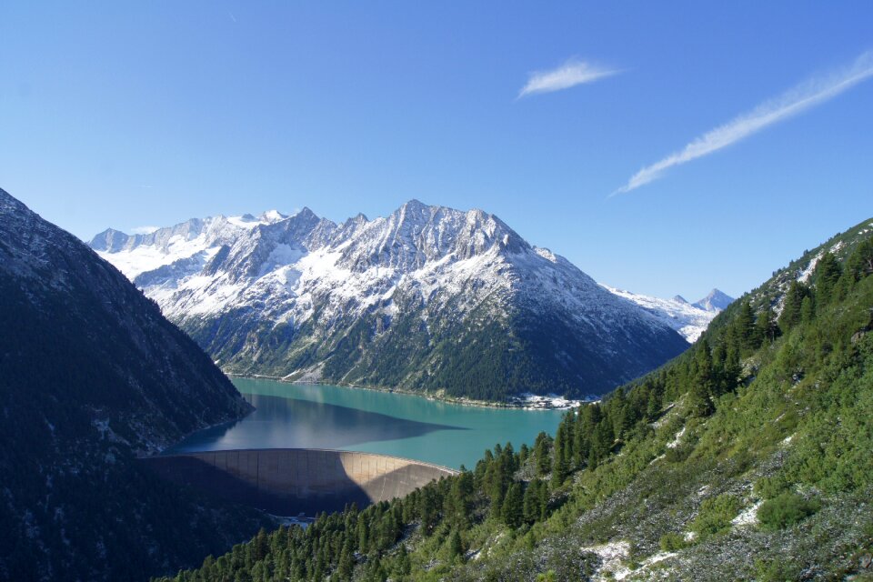 Landscape mountain landscape austria photo