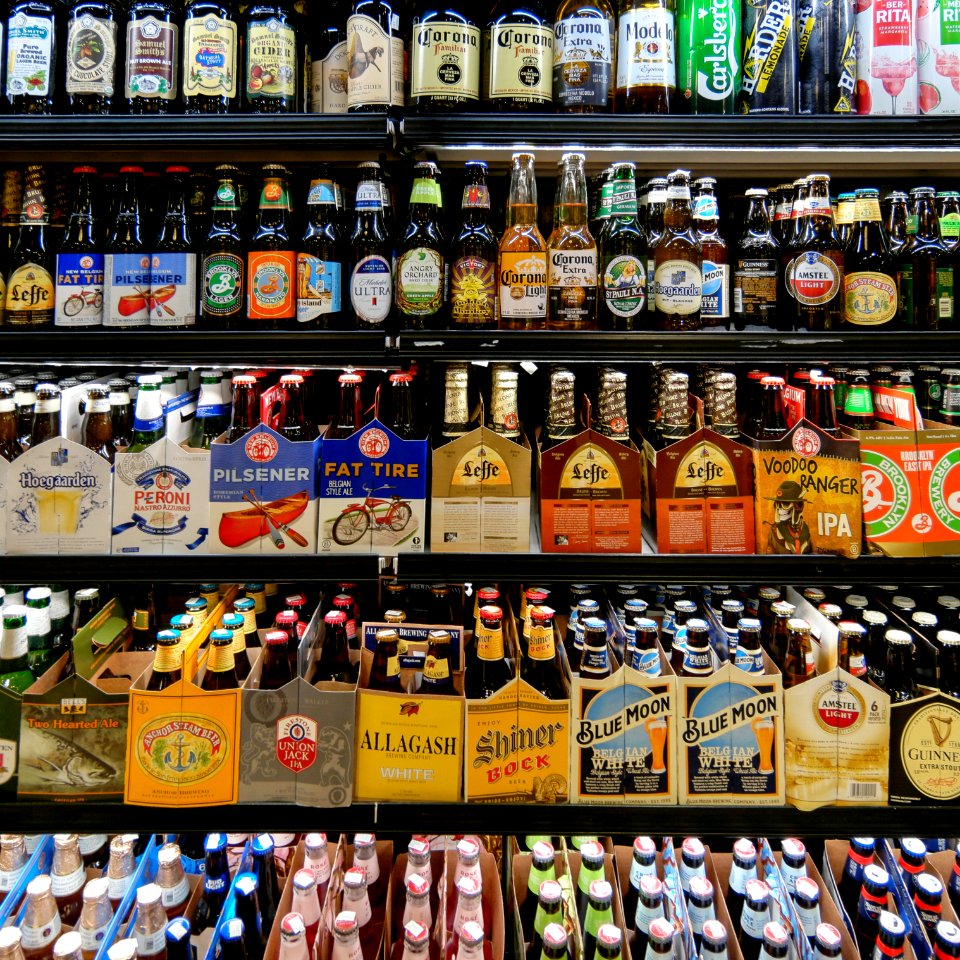 Inside grocery store