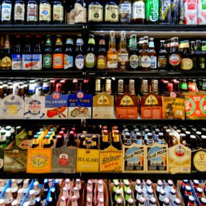 Inside grocery store