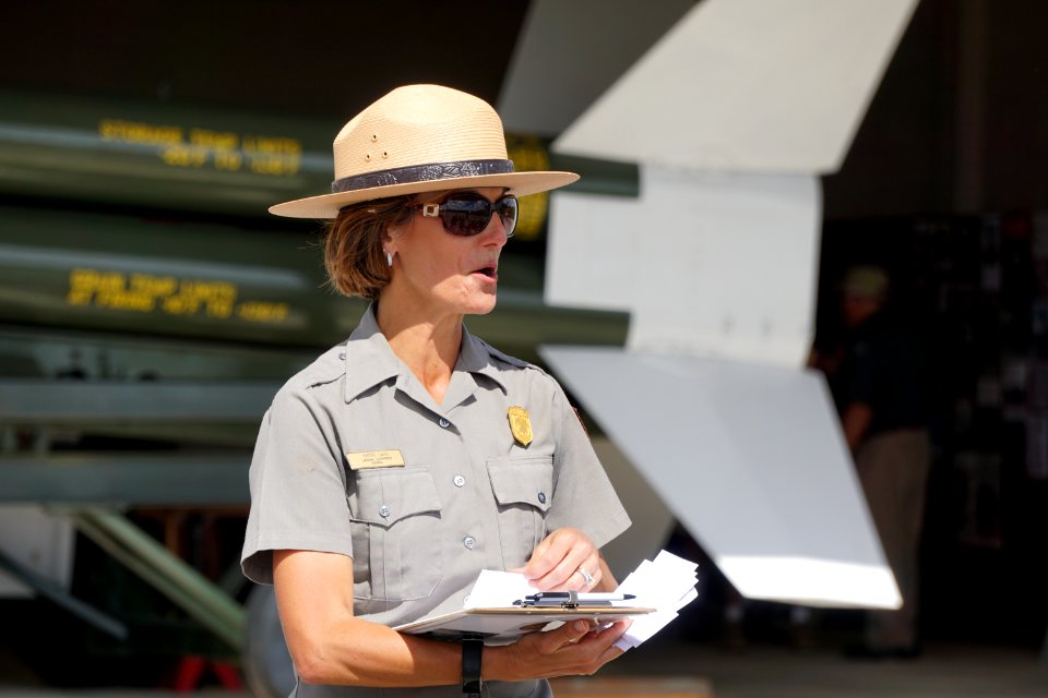 Ranger Yvette Giving a Nike Missile Program