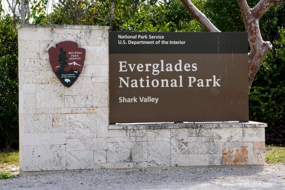 Shark Valley Sign