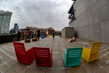 Whitney Museum 5th floor outdoor deck photo