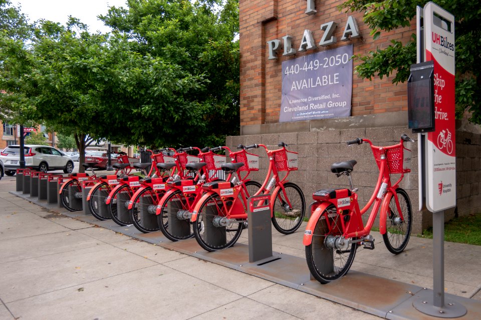 UH bikes in rack