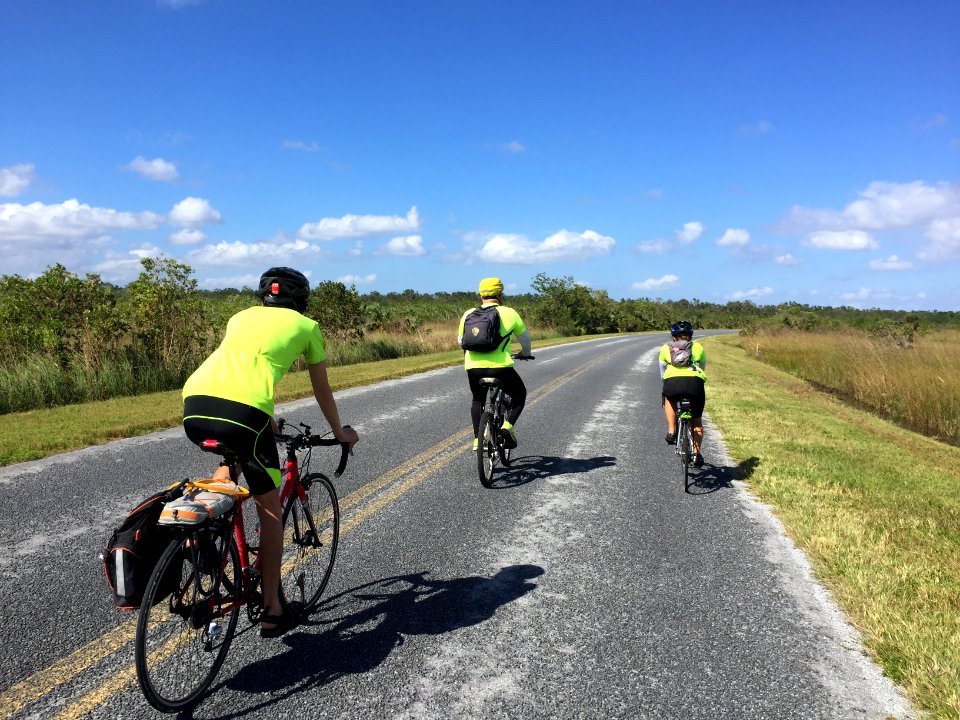 Biking on the Main Park Road