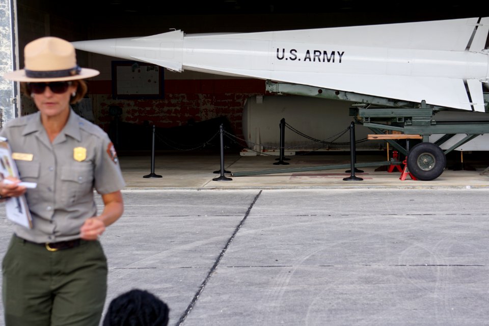 Ranger Yvette at the Nike Missile Site