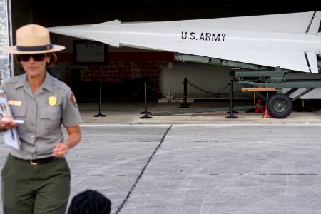 Ranger Yvette at the Nike Missile Site