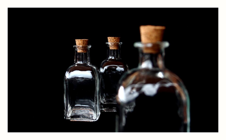 Bottle glass tapon