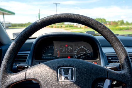 91 Honda Civic crossing 100k miles photo