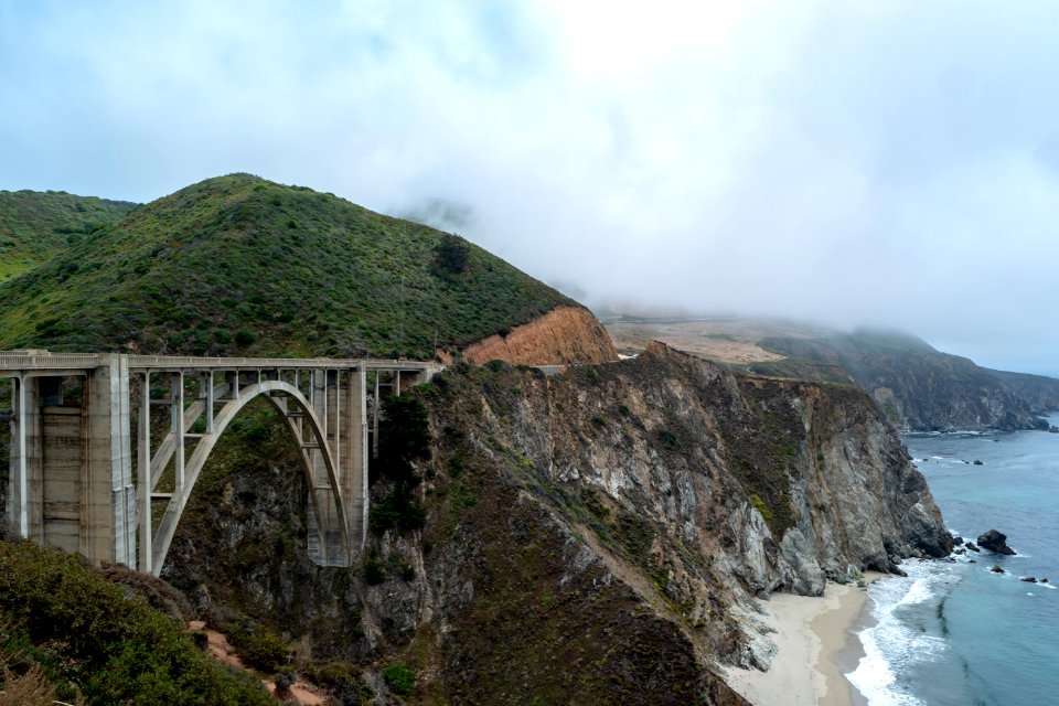 Bixby Creek Bridge from Castle Rock Viewpoint