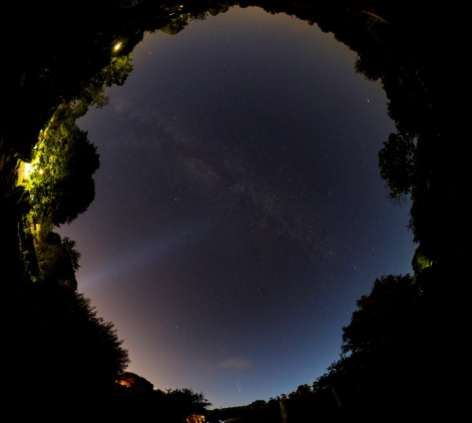 Summer milkyway with comet C/2020 F3 (Neowise)