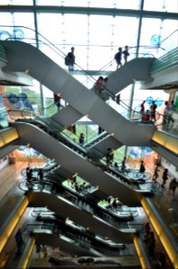 Escalators to The Sky Terrace 428