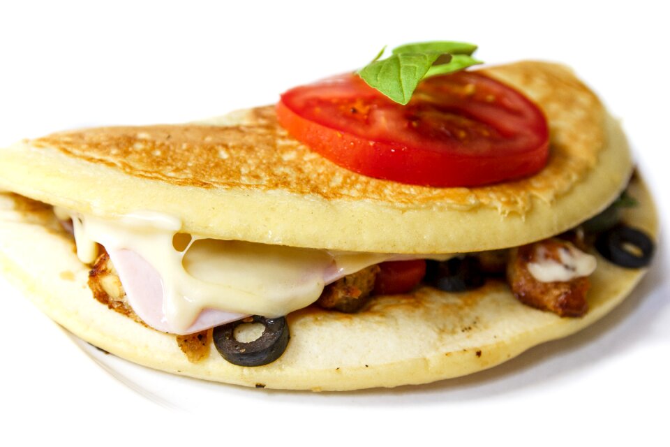 Eggs cheese basil