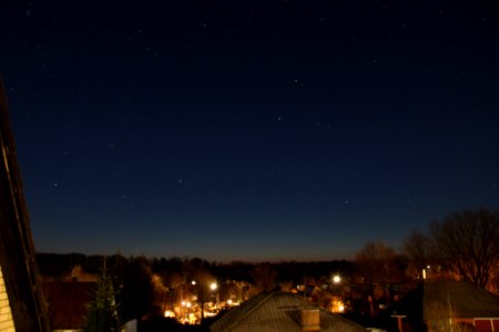 Komet Panstarrs am Morgenhimmel