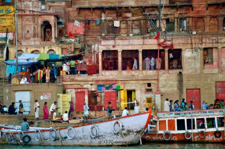 Life in Varanasi - India photo