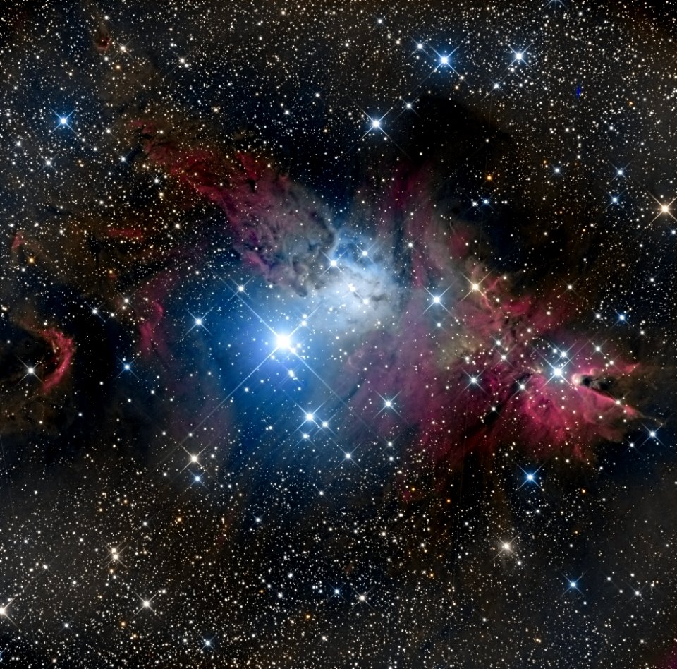 Fox Fur nebula LRGB image from Chilescope