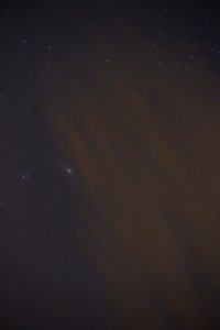 ... still a lot of clouds + M31 ...