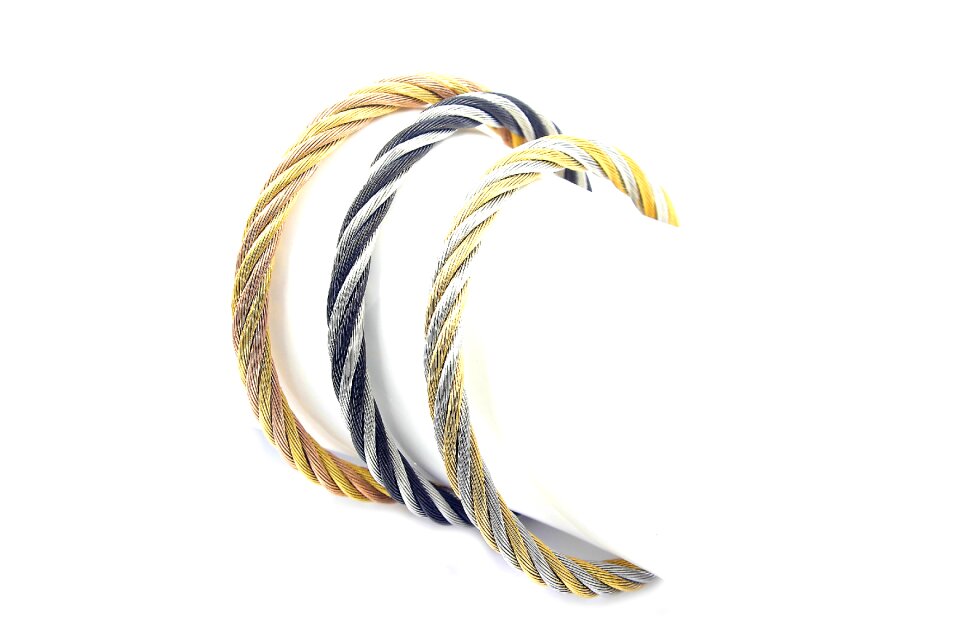 Bracelet steel gold