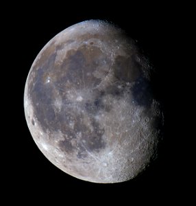 Almost 50 years after the first steps on the moon (color saturation enhanced)