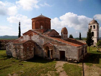 Santa Maria Church in Apollonia - part of the Ardenica Monastery. Albania photo