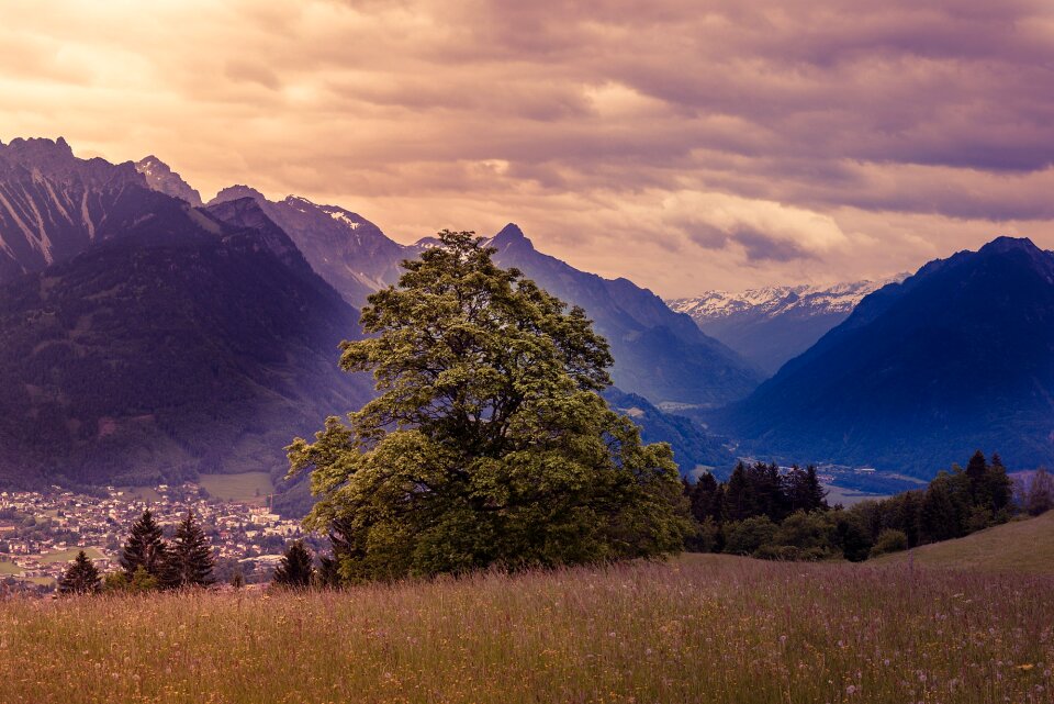 Weather mood outlook mountains