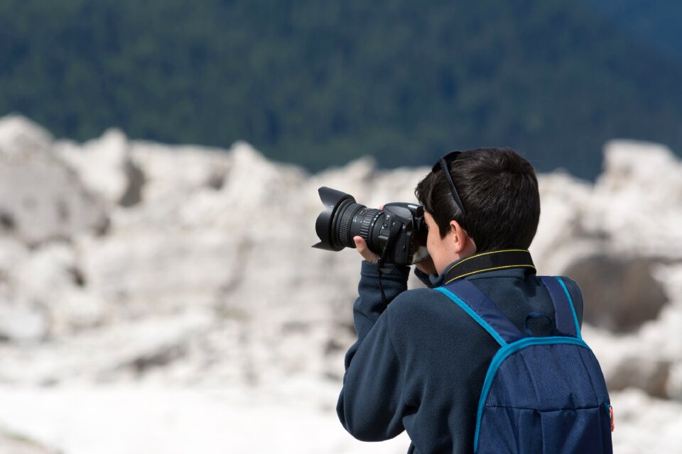 Photo mountain background